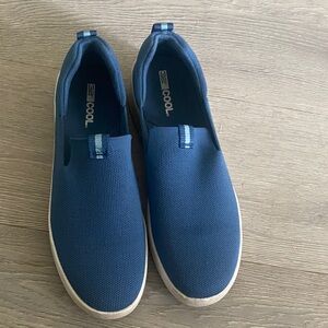 BE COOL Blue Casual Slip-On Loafers
